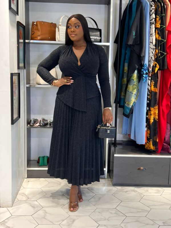 Black Shimmer 2PCs Set